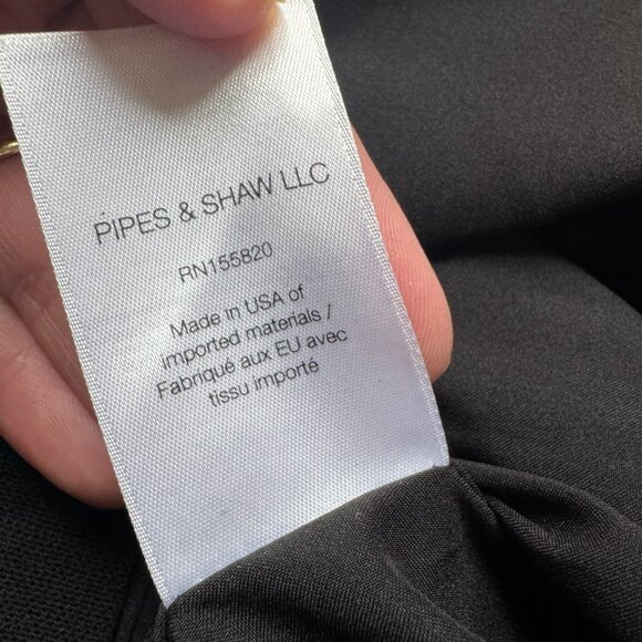 Veronica Beard Black Geoff Puff Shoulder Midi Dress Size 2 Made in USA MSRP $595 - Picture 8 of 13